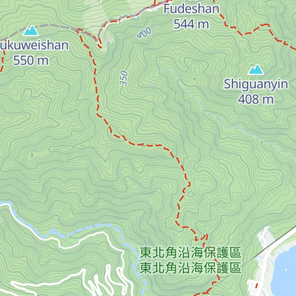 Map of Fanshuliaoshan