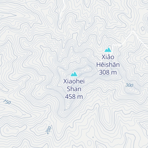 Map of Xiaohei Shan