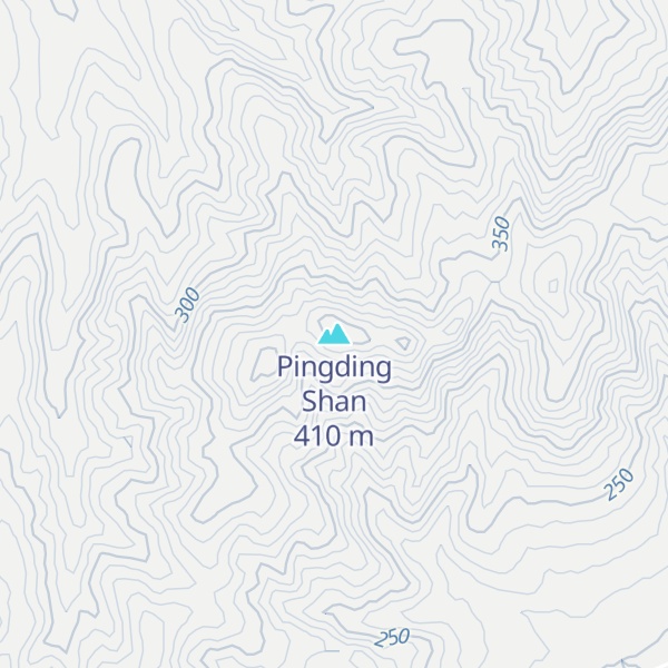 Map of Pingding Shan