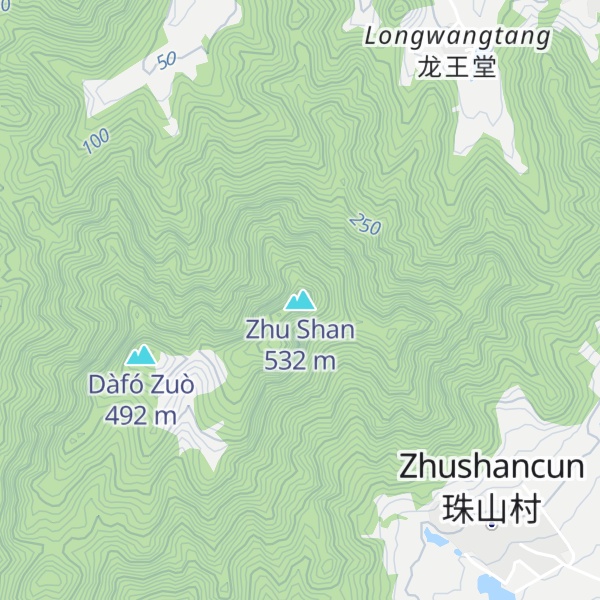 Map of Zhu Shan