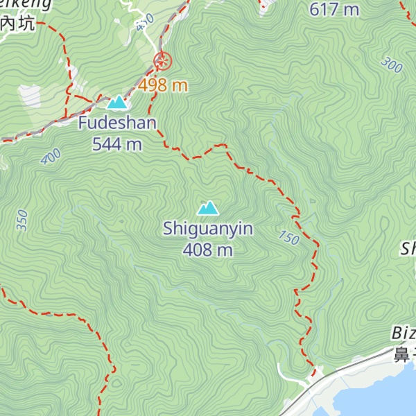 Map of Shiguanyin