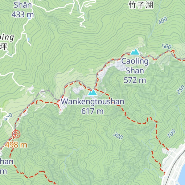 Map of Wankengtoushan