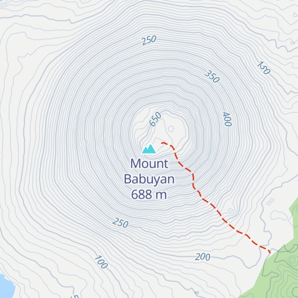 Map of Mount Babuyan