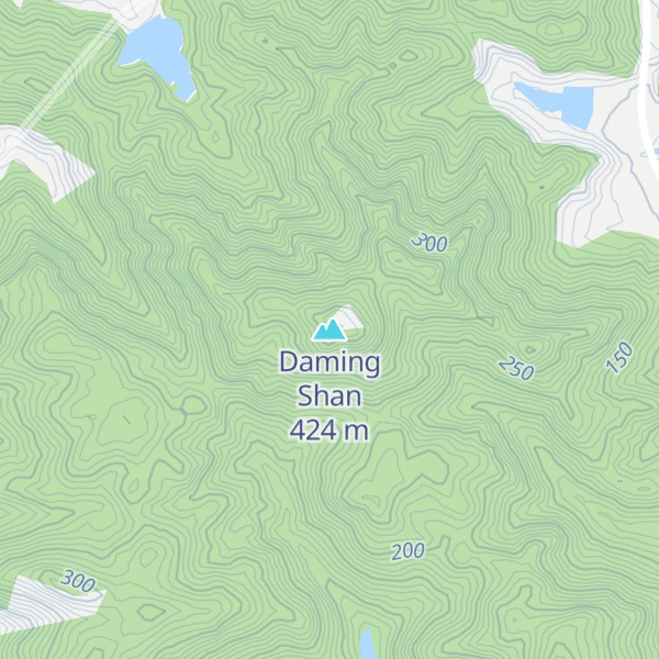 Map of Daming Shan