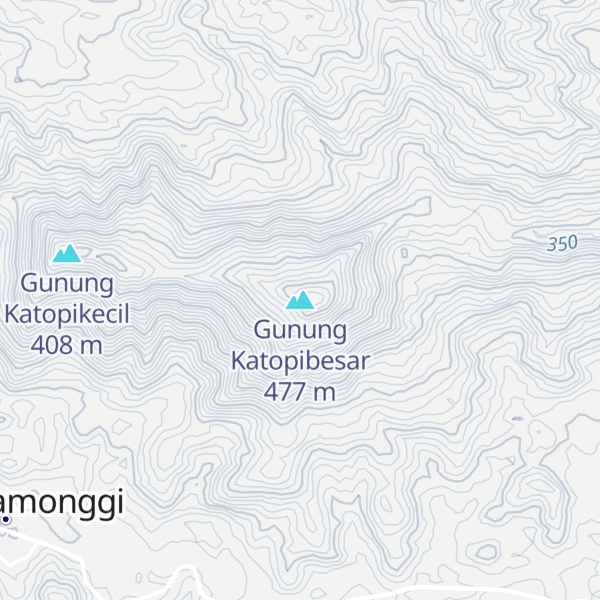 Map of Gunung Katopibesar