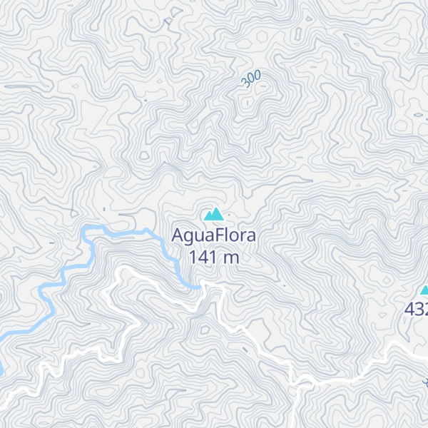 Map of AguaFlora