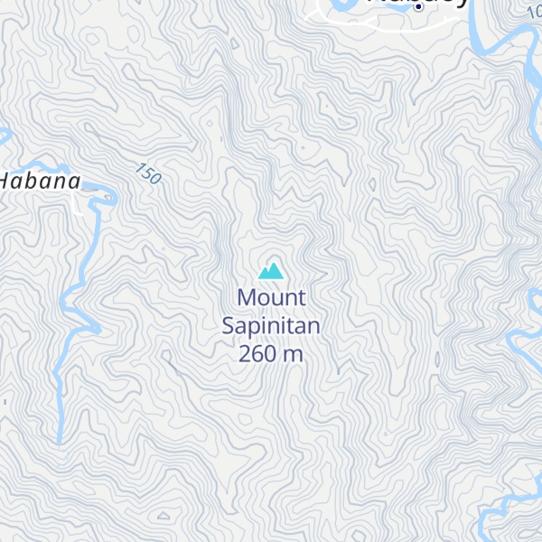 Map of Mount Sapinitan