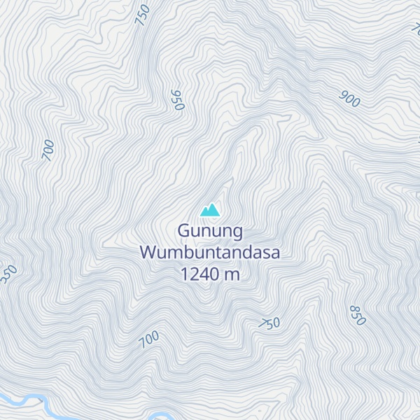 Map of Gunung Wumbuntandasa
