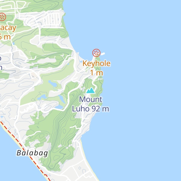 Map of Mount Luho