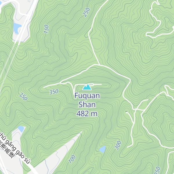Map of Fuquan Shan