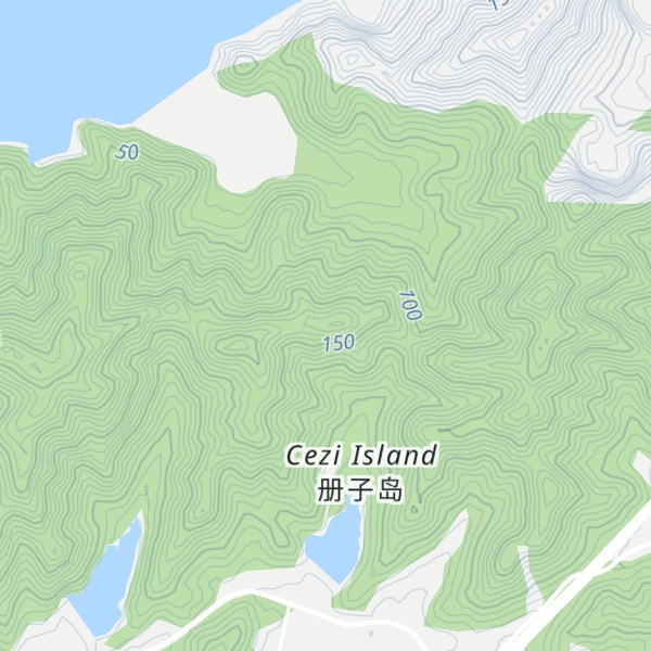 Map of Tiandou Shan