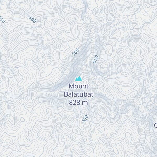 Map of Mount Balatubat