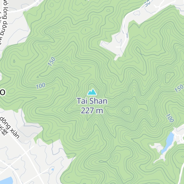 Map of Tai Shan