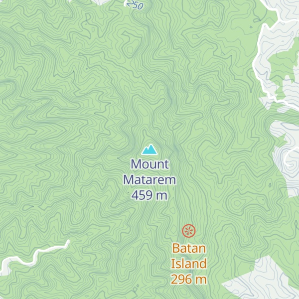 Map of Mount Matarem