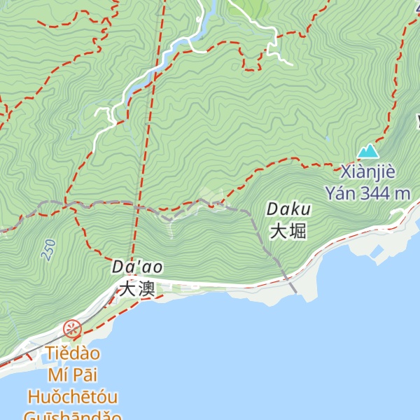 Map of Shichengshan