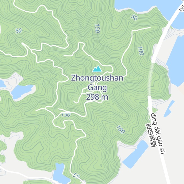 Map of Mamu Shan
