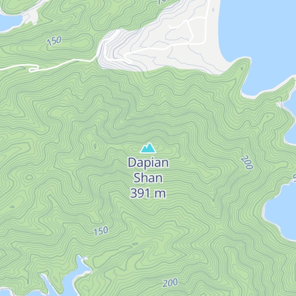 Map of Dapian Shan
