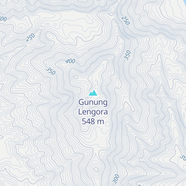 Map of Gunung Lengora