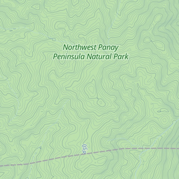 Map of Mount Butong