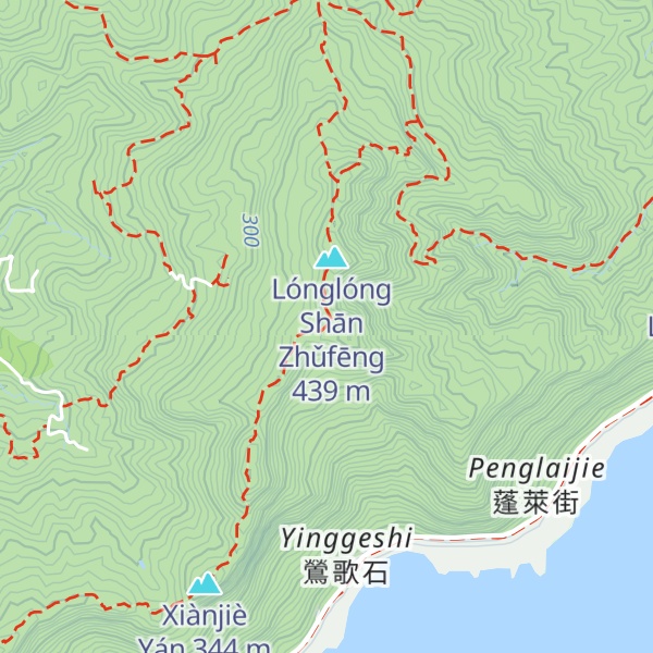 Map of Longlongshan