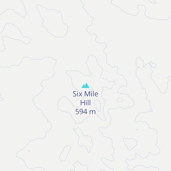 Map of Six Mile Hill