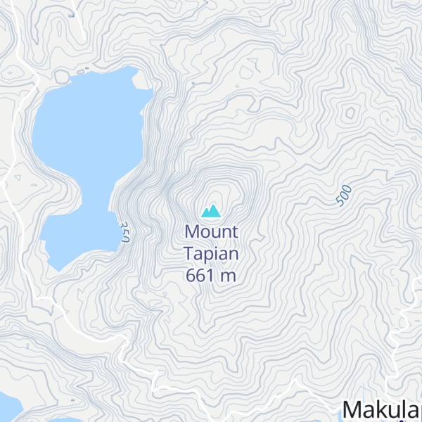 Map of Mount Tapian