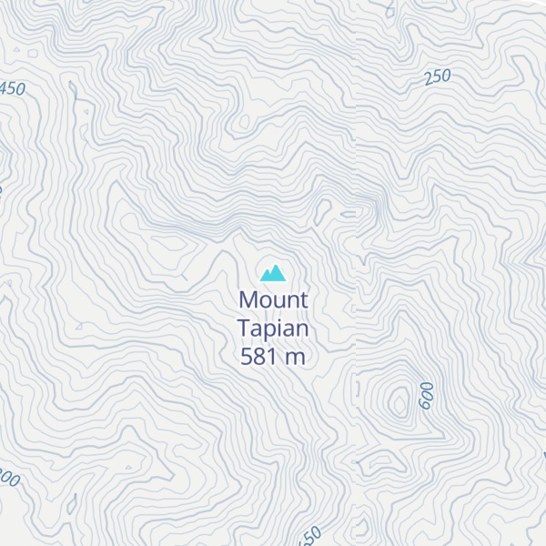 Map of Mount Tapian