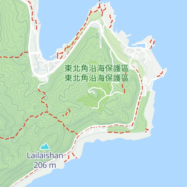 Map of Lailai Shan
