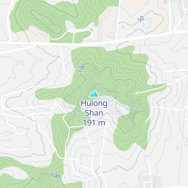 Map of Hulong Shan