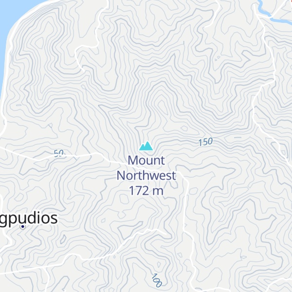 Map of Mount Northwest
