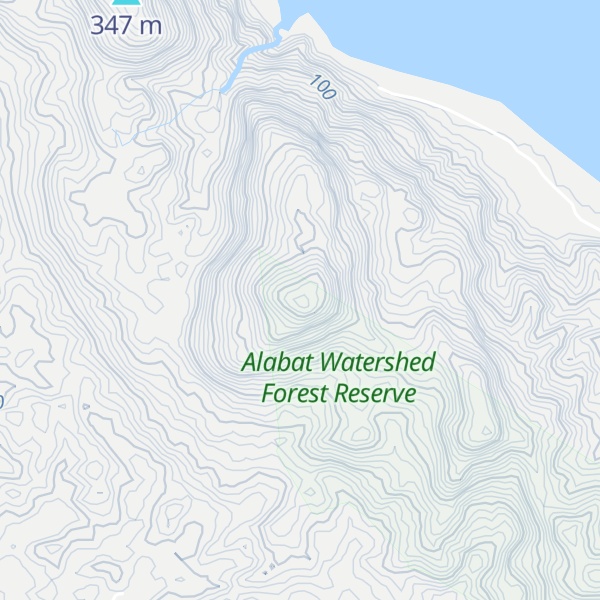 Map of Mount Camagong