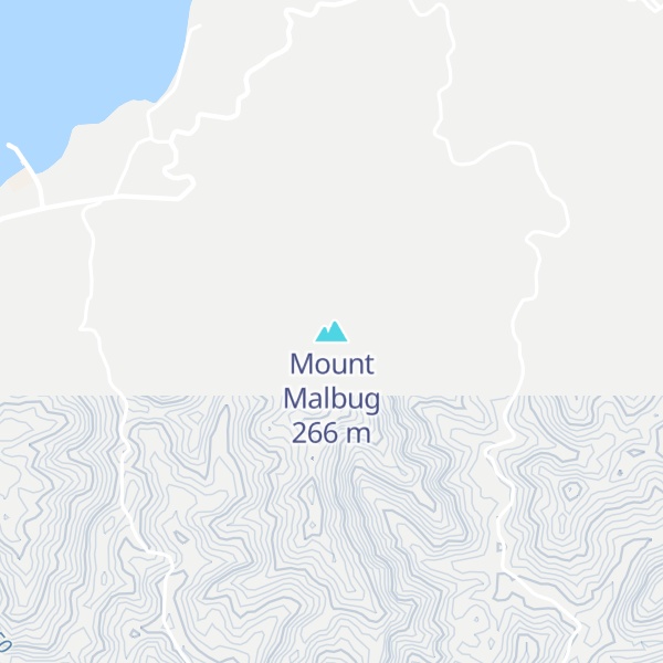 Map of Mount Malbug
