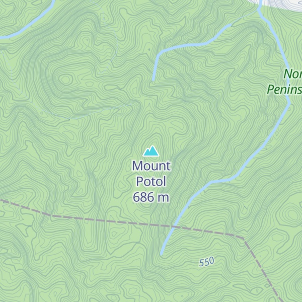 Map of Mount Potol