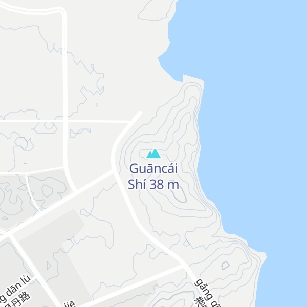 Map of Guāncái Shí