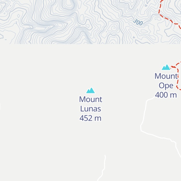 Map of Mount Lunas
