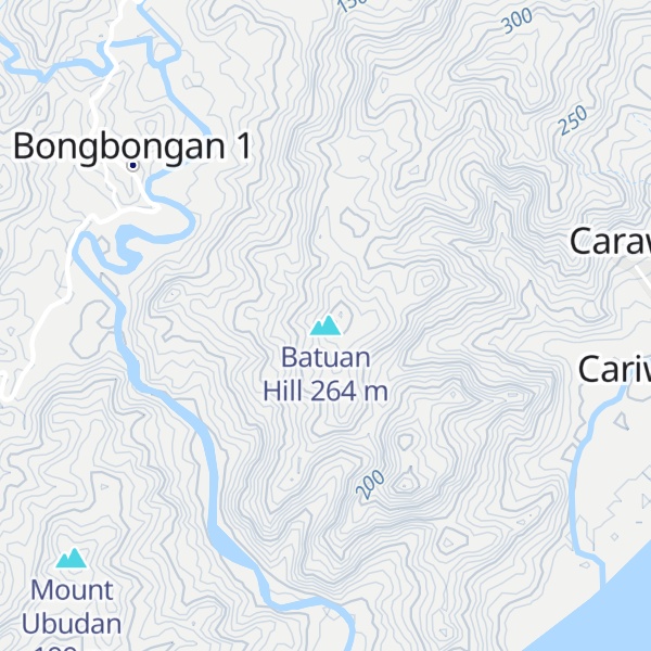 Map of Batuan Hill