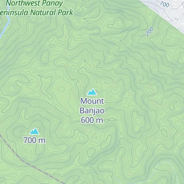 Map of Mount Banjao