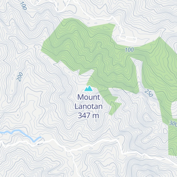 Map of Mount Lanotan