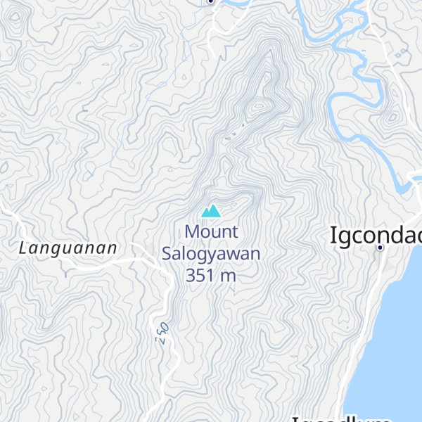 Map of Mount Salogyawan