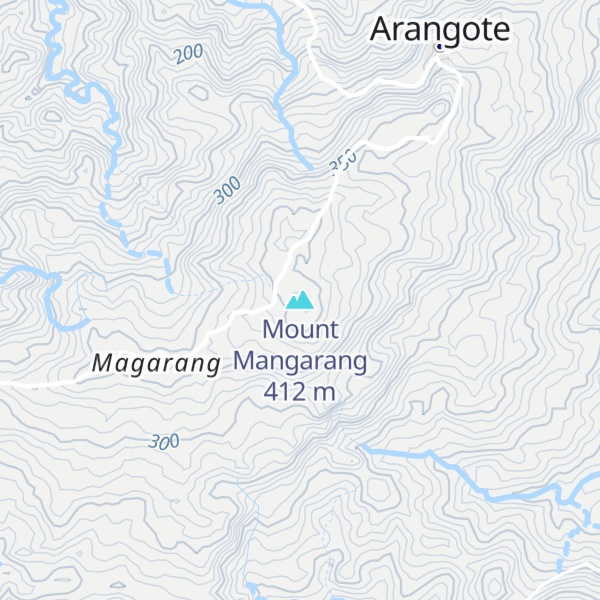Map of Mount Mangarang