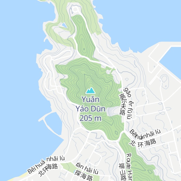 Map of Yuǎn Yáo Dūn