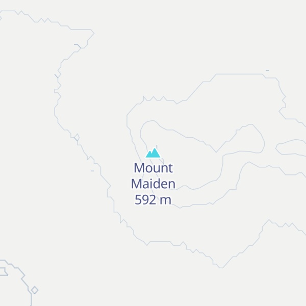 Map of Mount Maiden