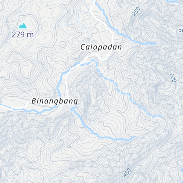 Map of Mount Patindog