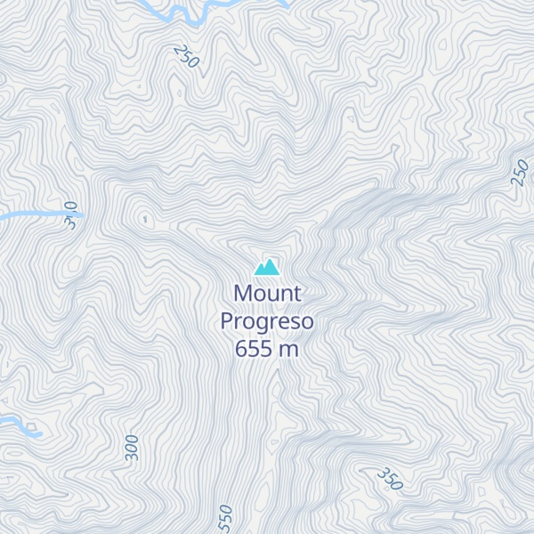 Map of Mount Progreso