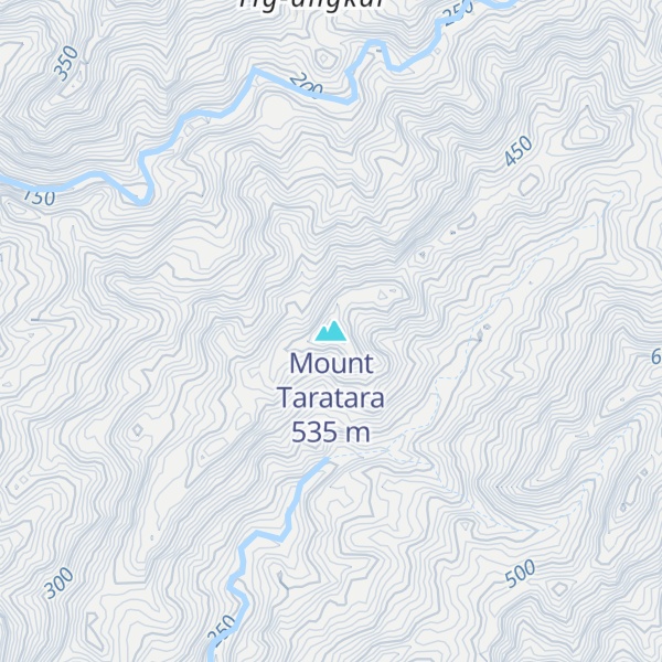 Map of Mount Taratara