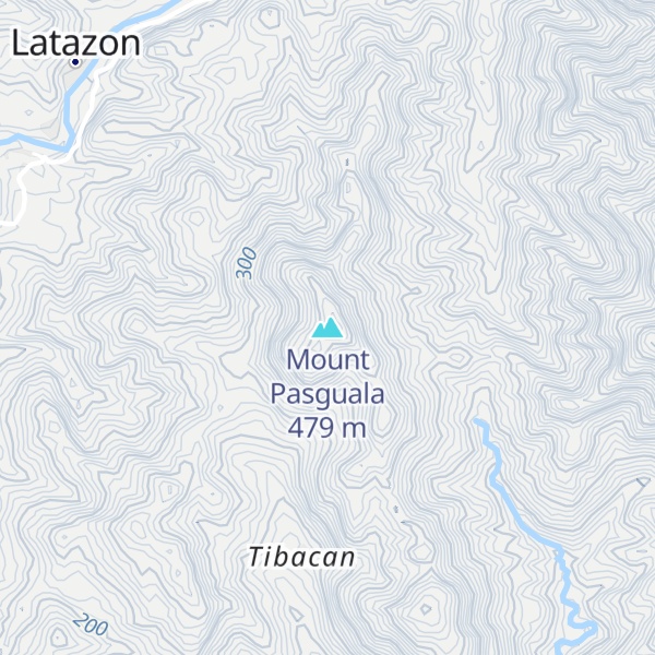 Map of Mount Pasguala