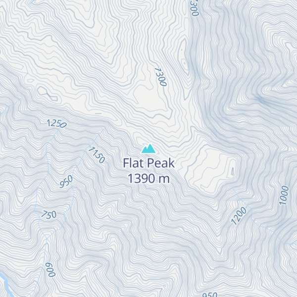Map of Flat Peak