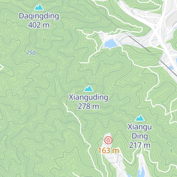 Map of Xianguding