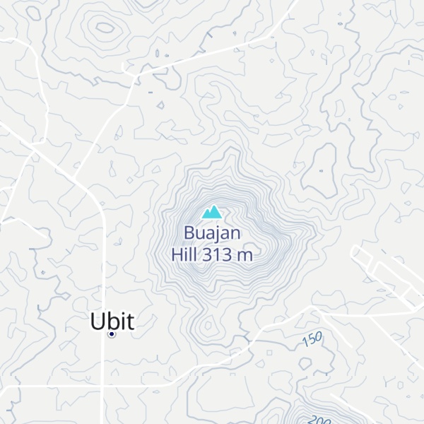 Map of Buajan Hill
