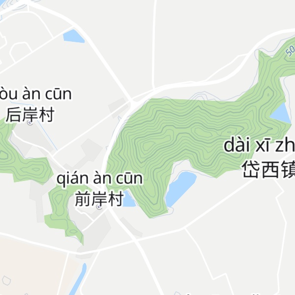 Map of Kaowang Shan